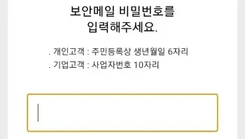 이체확인증의-열람-비밀번호를-입력하는-사진