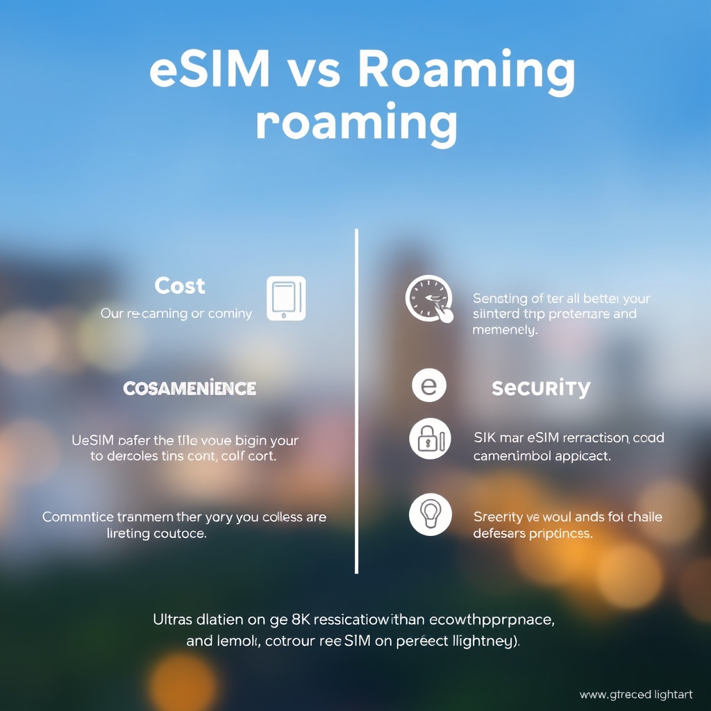 eSIM vs 로밍