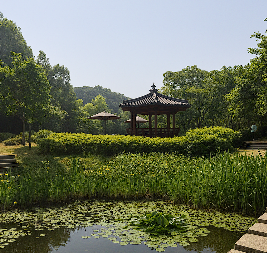삼선산수목원 생태연못