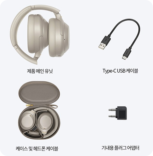 소니-헤드셋-WH-1000XM4-구성품
