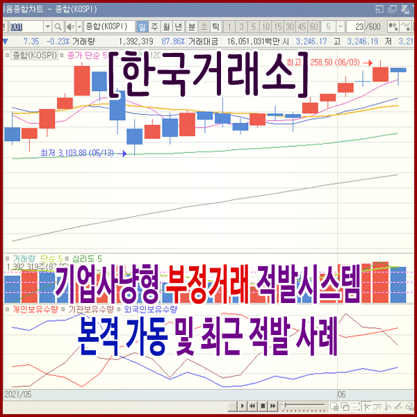  [한국거래소] 기업사냥형 부정거래 적발시스템 본격 가동 및 최근 적발 사례