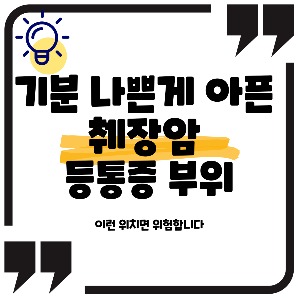 췌장암 등통증 부위