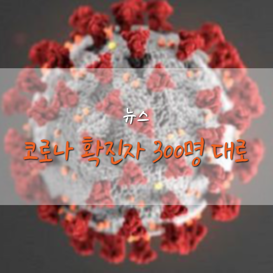  오늘(1/22) 코로나 확진자 300명대, 최근 확진자 추이