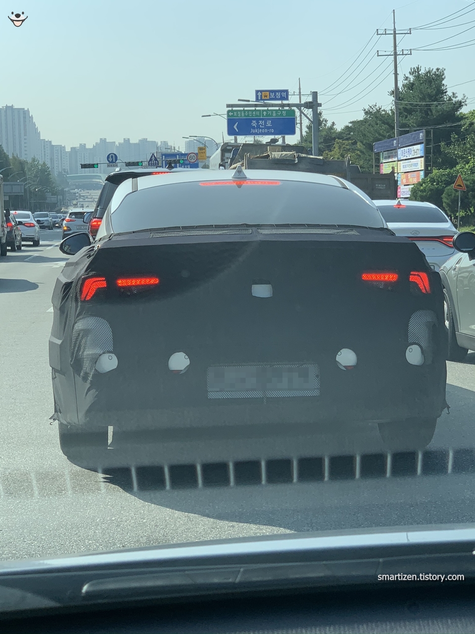  [위장막]풀체인지 신형 K5 DL3 후면 위장막