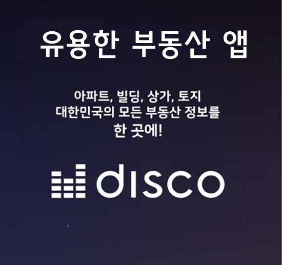  부동산 디스코 앱 활용방법