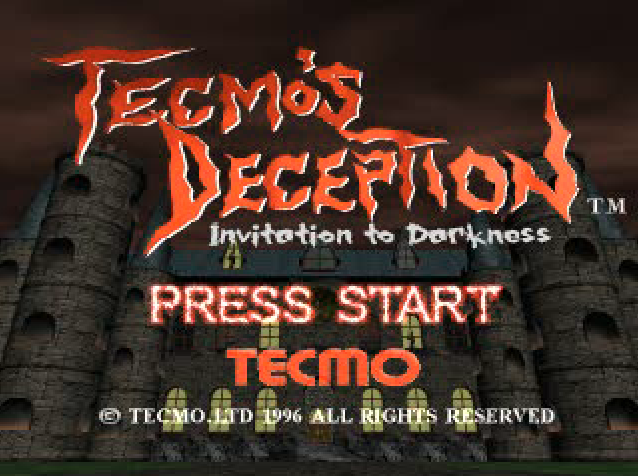  Tecmo - 테크모즈 디셉션 인비테이션 투 다크니스 북미판 Tecmo's Deception Invitation to Darkness USA (플레이 스테이션 - PS - iso 다운로드)