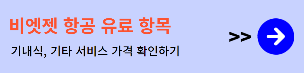 비엣젯 항공 서비스 가격