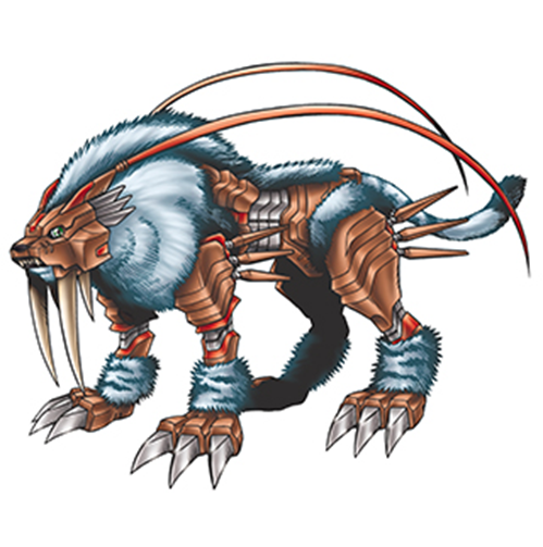  [디지몬도감] 디노타이가몬 ディノタイガモン DINOTIGERMON DINOTIGERMON