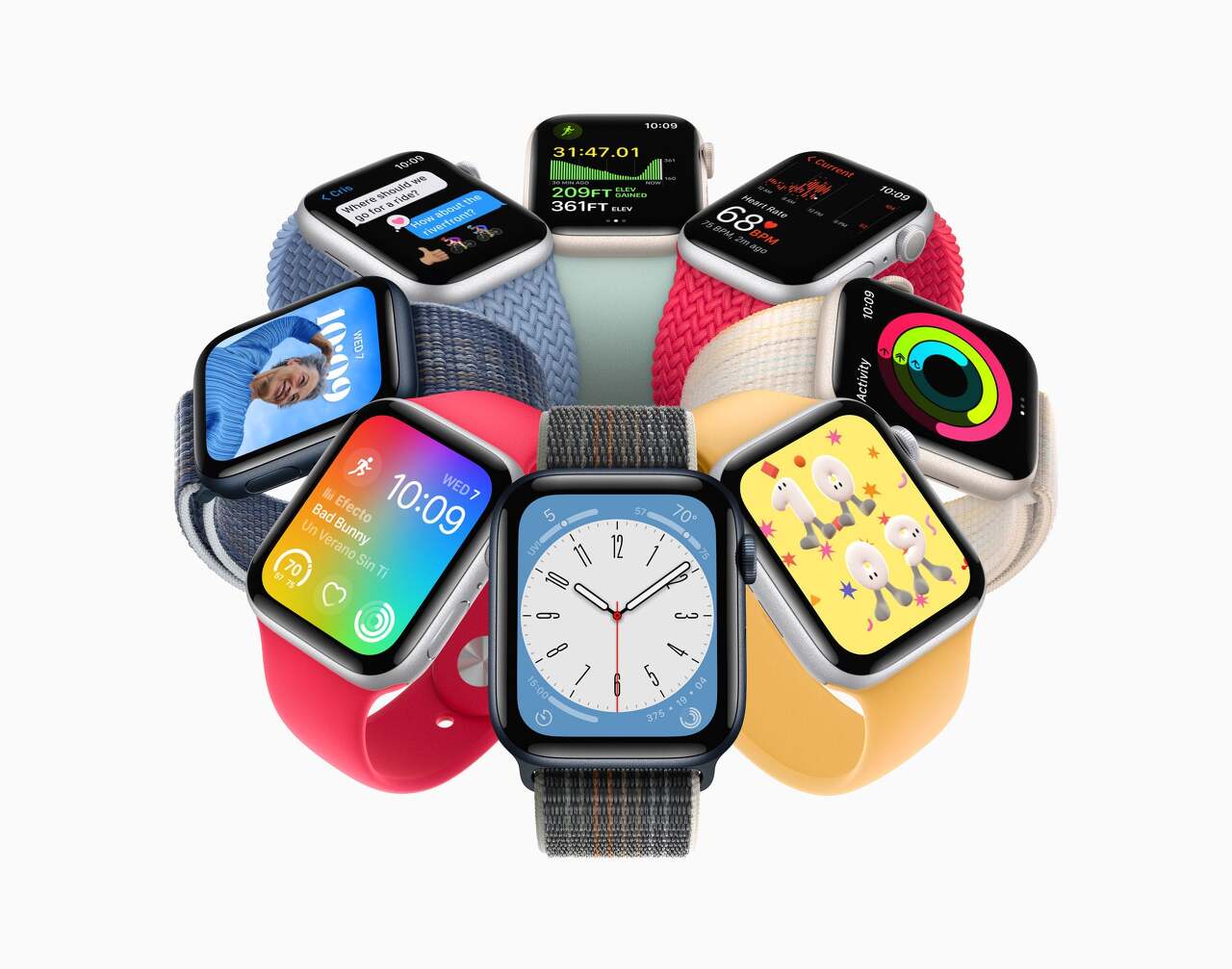Apple Watch Series 8、Apple Watch SE、Apple Watch Ultra