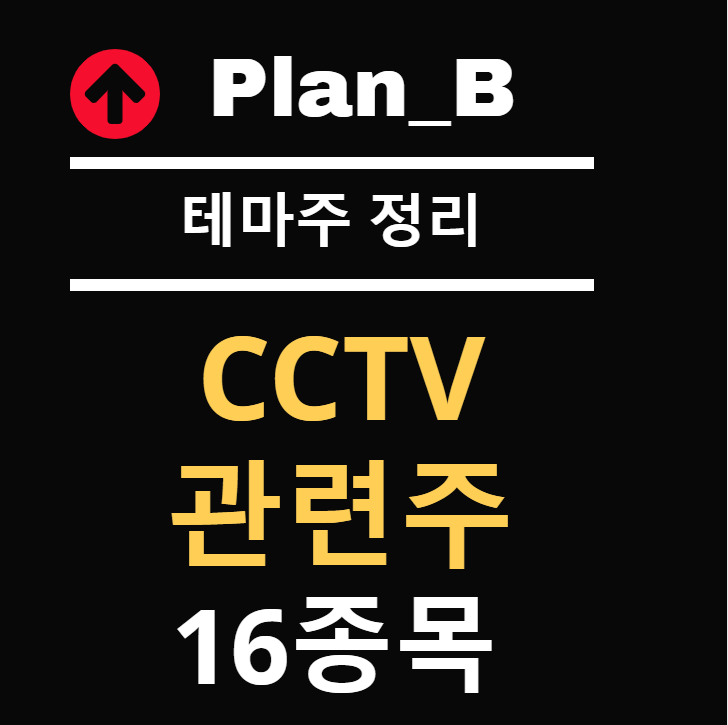 이재명 CCTV 관련주 뉴스탁에서 쉽게 정리해드립니다