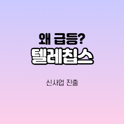  텔레칩스 - 어떤 기업인가요? 급등이유/기업분석