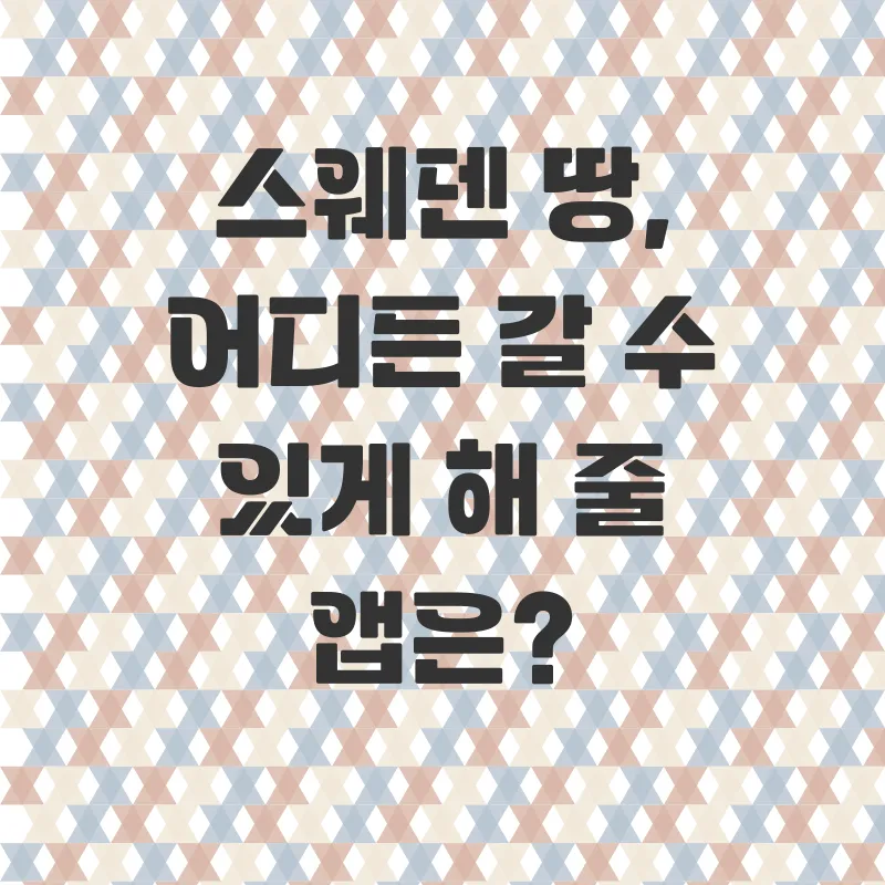 스웨덴 교환학생 필수 앱_1
