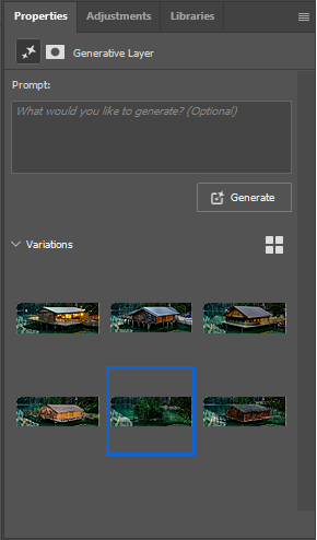 Generate Properties 창