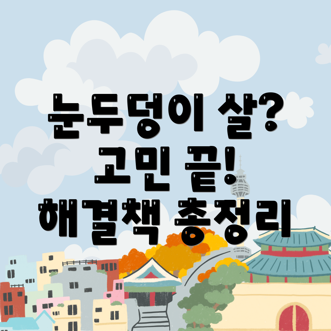 눈두덩이 살