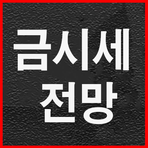  금시세 금투자 현명한 재테크