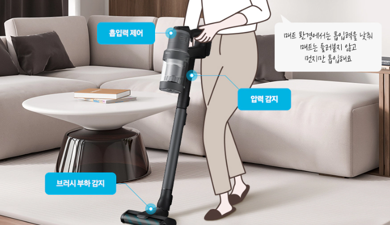  2023년 비스포크 제트 청소기와 삼성 무선 청소기 모델명 의미