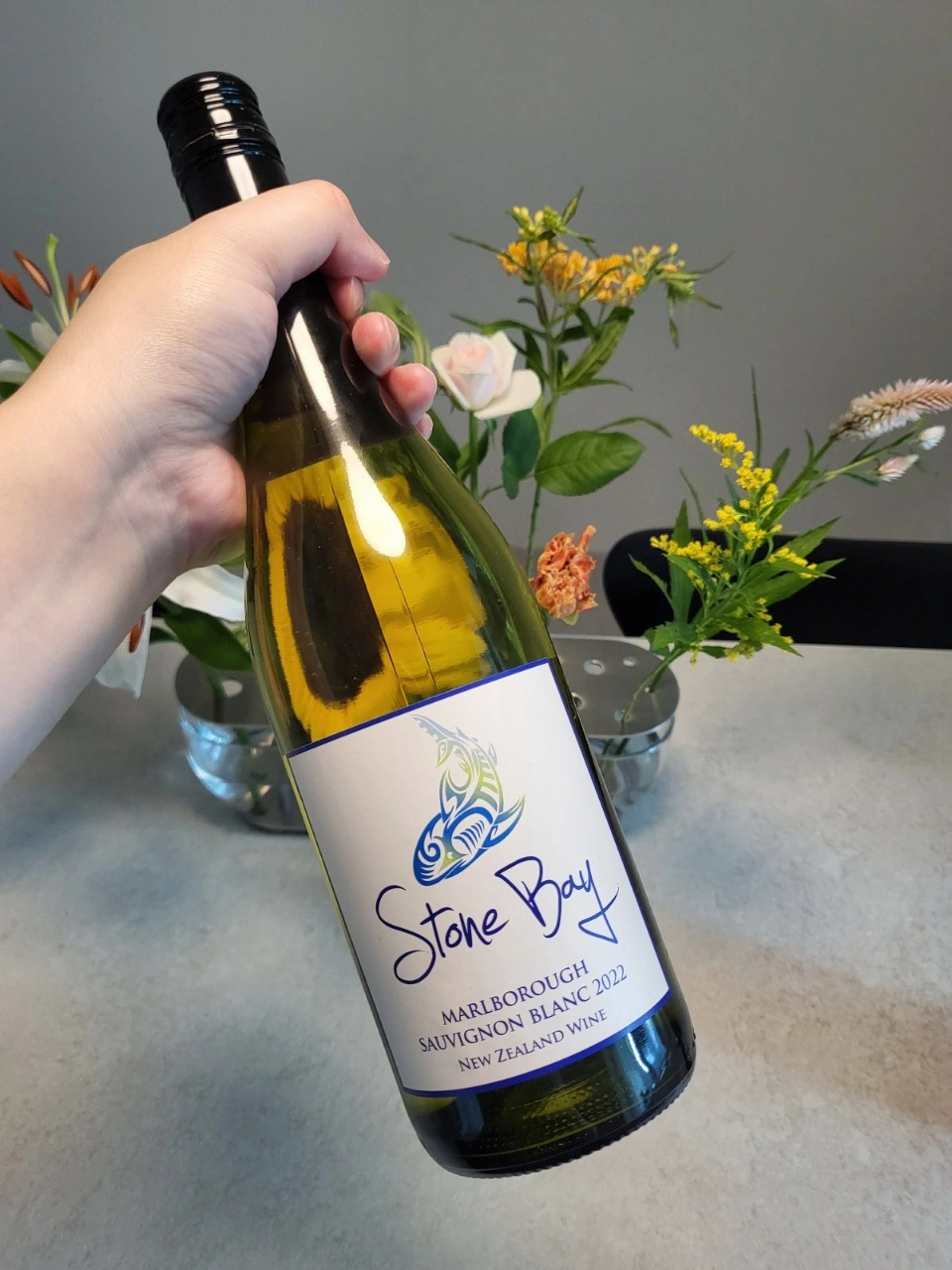 스톤베이 소비뇽블랑(Stone Bay Sauvignon Blanc) 와인 라벨