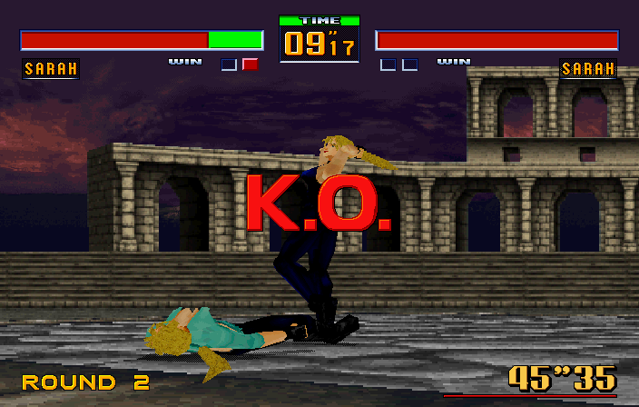  버추어 파이터 2 Virtua Fighter 2 バーチャファイター2 (SS - FTG - BIN & CUE 파일 다운로드)