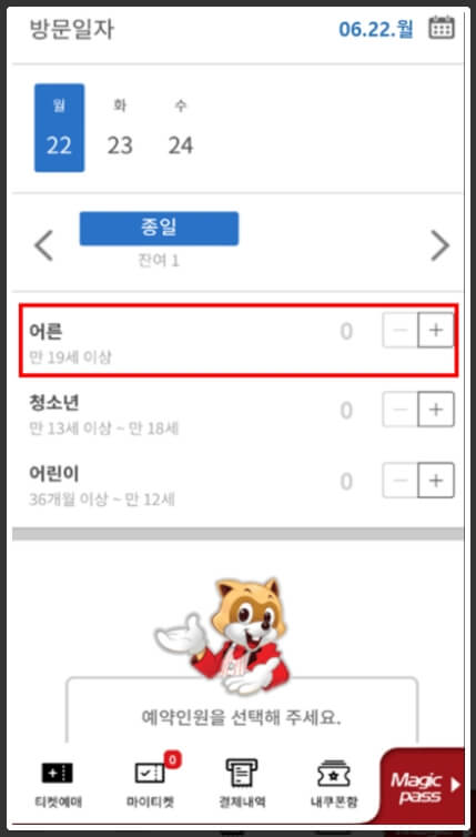 롯데월드매직패스가격