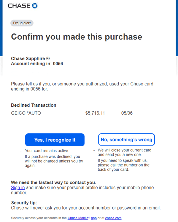 Chase-fraud-alert-e-mail-capture