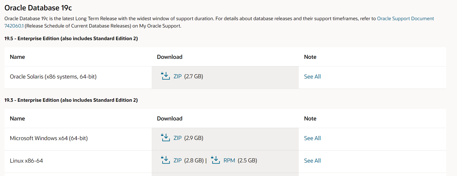 CentOS 8 Oracle 19c rpm Setting (오라클 19c rpm 셋팅)