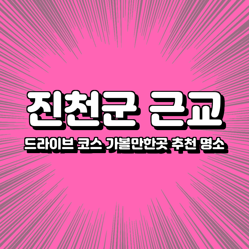 진천군 근교$ 드라이브 코스 가볼만한