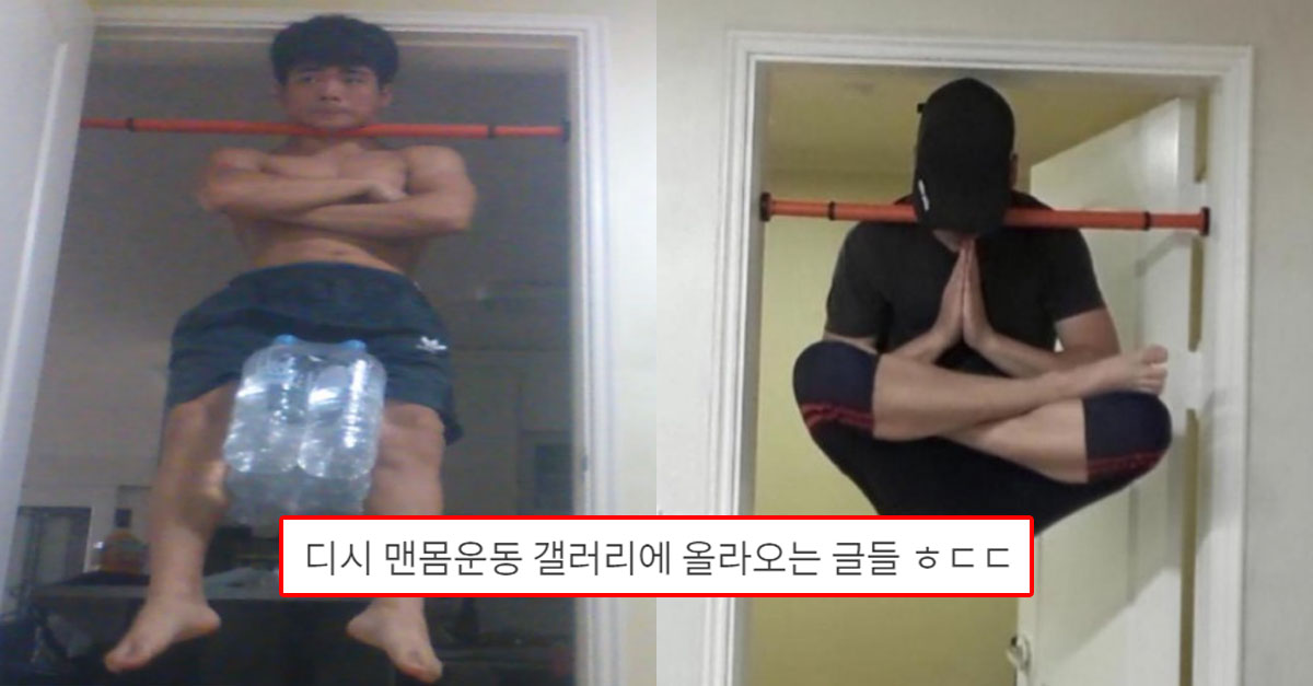  디시 맨몸운동 갤러리에 올라오는 글들 ㅎㄷㄷ