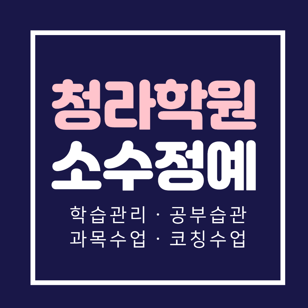 인천 청라 영수학원 중등 수학 영어학원 고등 과학 내신학원 초등부 소수정예 개별진도