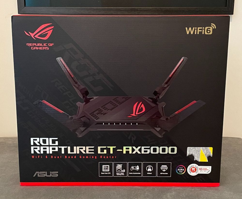 ASUS ROG Rapture GT-AX6000 라우터 검토
