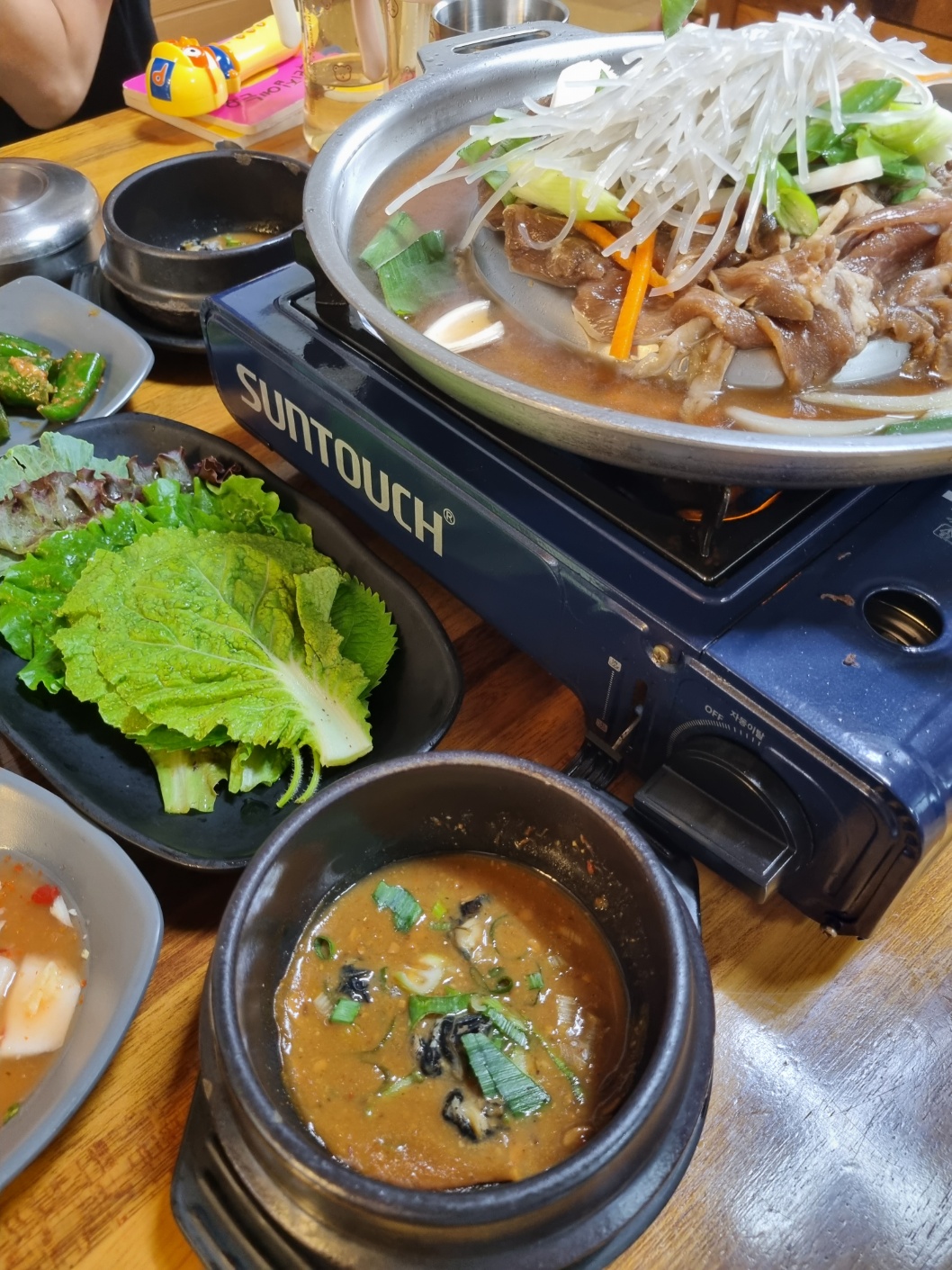 우렁쌈밥 불고기