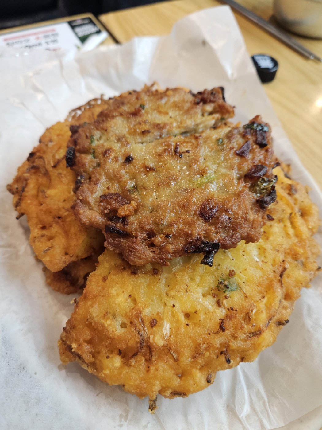  종로5가역 광장시장 원조순희네빈대떡 녹두빈대떡 고기완자 마약김밥 맛집