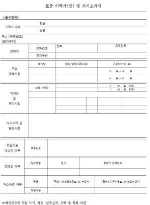  2024 이력서 양식 무료 다운로드(한글, 워드, 영문 포함)