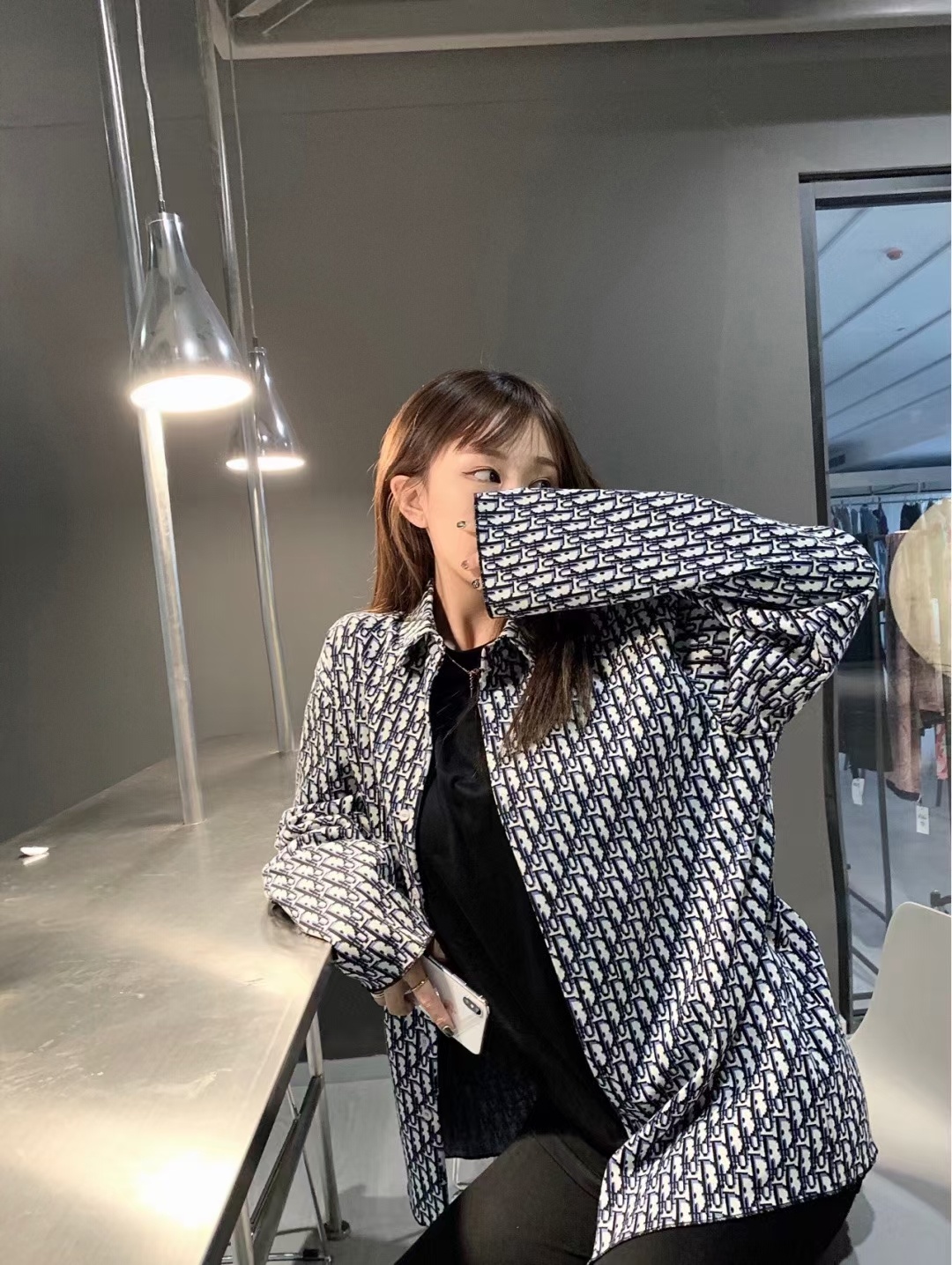  [DIOR] 디올 오블리크 셔츠 023M550AT099_C185