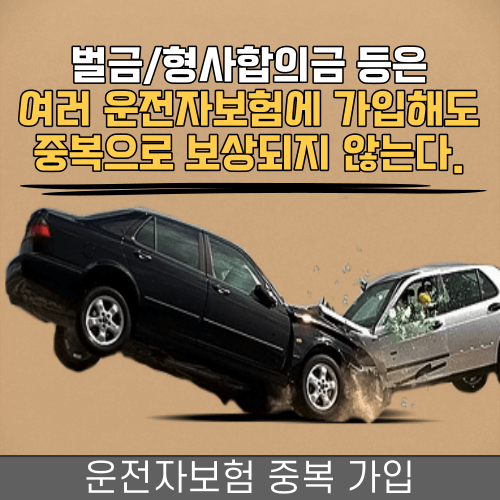  운전자보험 여러개 중복 가입했다면? 꼭 확인하세요!!