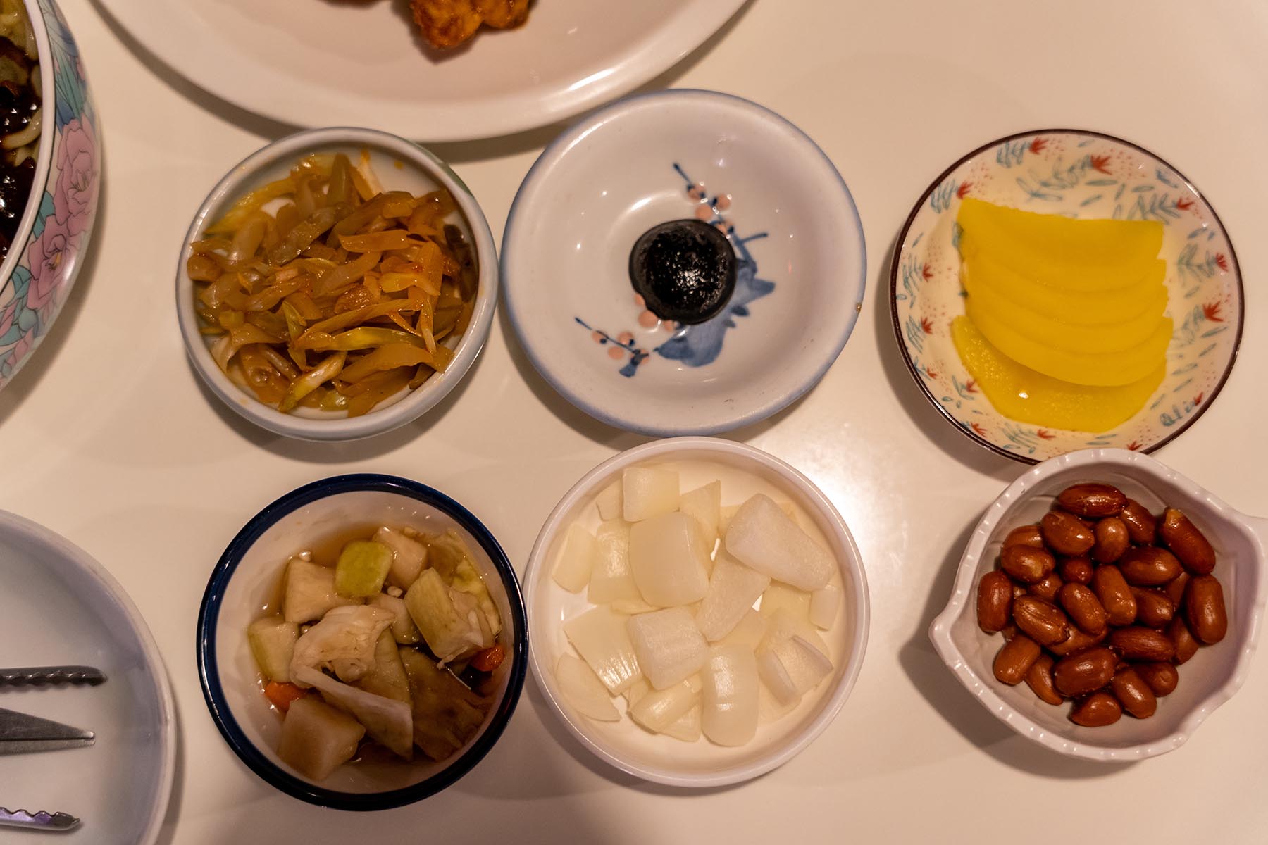 제주 중문 맛집 - 중국 가정식 요리 길리추팡 - 메뉴 밑반찬
