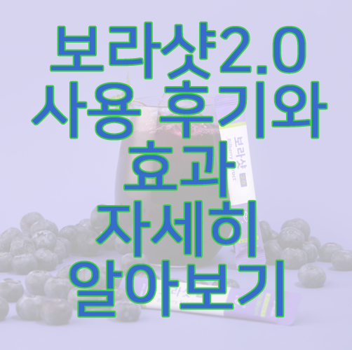 보라샷에 관한 글 보러 가기 링크 사진