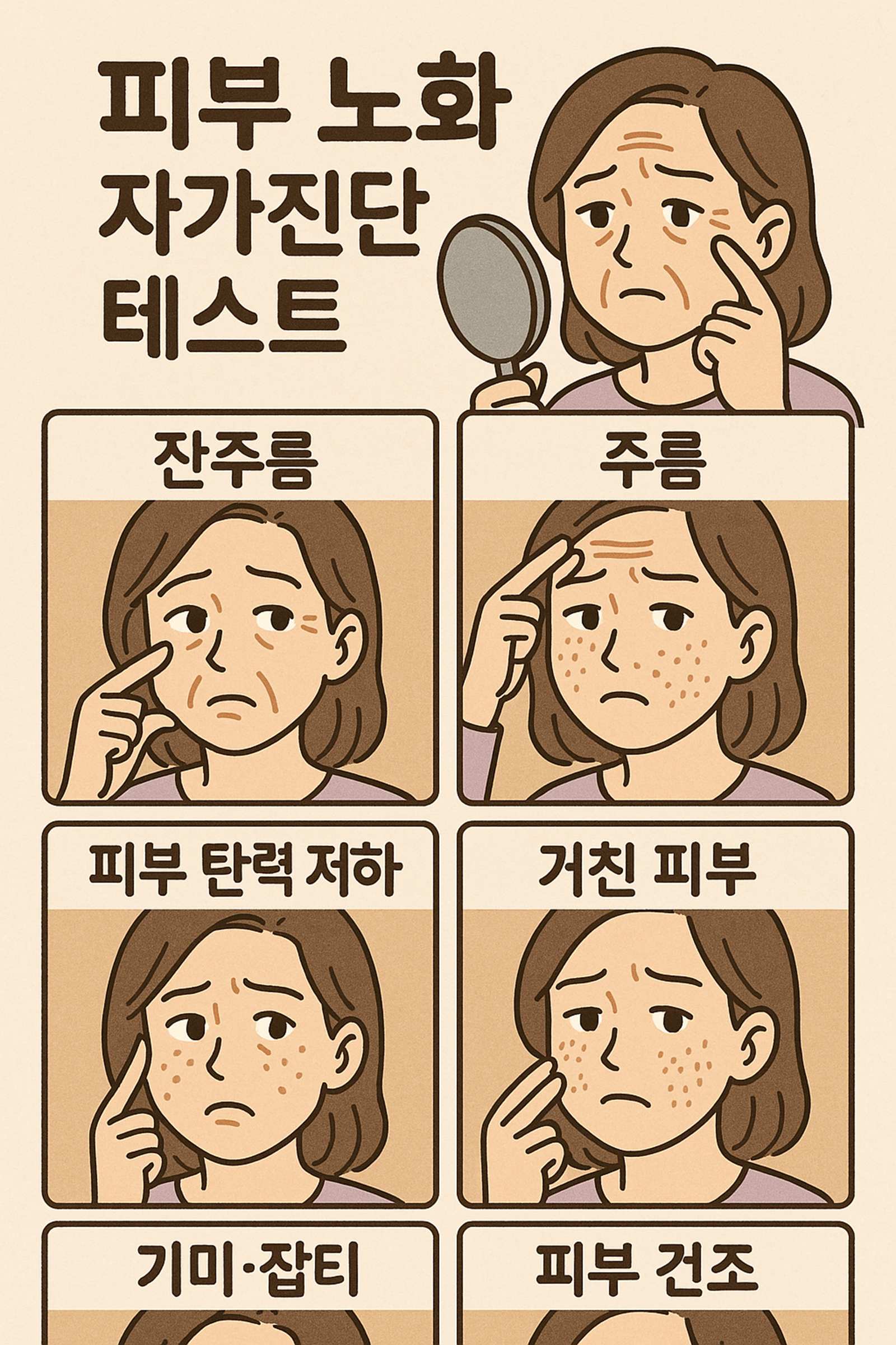 피부 노화 자가진단 테스트