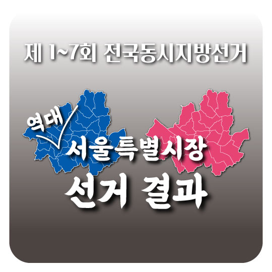  [역대 서울특별시장 선거 결과] 2021년 재보궐선거 전 참고하세요!