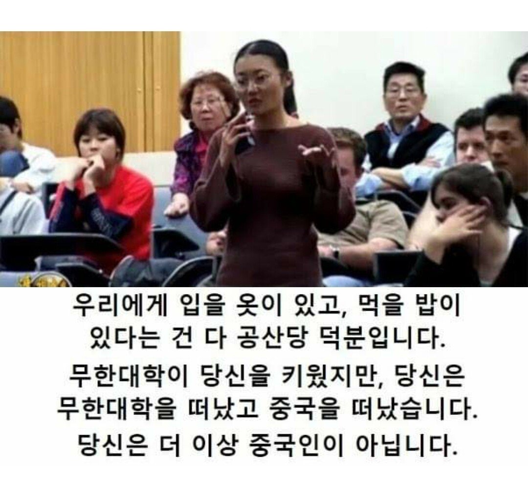  당신은 중국인이 아닙니다.