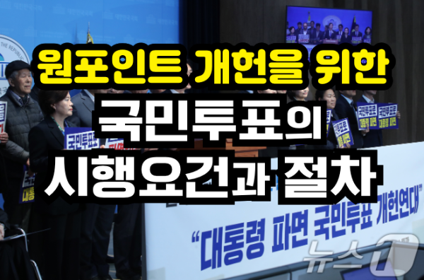 국민투표의 시행요건과 절차