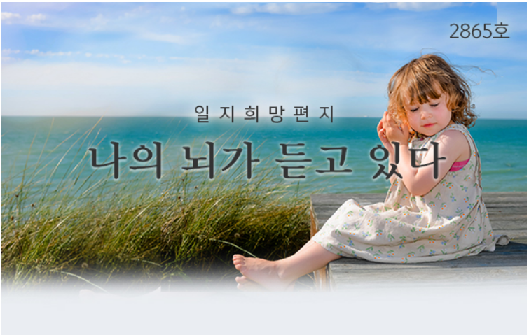  나의 뇌가 듣고 있다, 희망편지