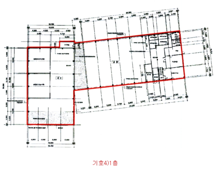 전주지방법원2022타경3962 건물개황도