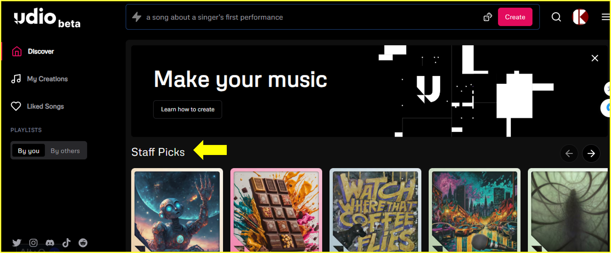 Uido 내 Staff Picks