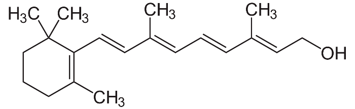 비타민 A 구조