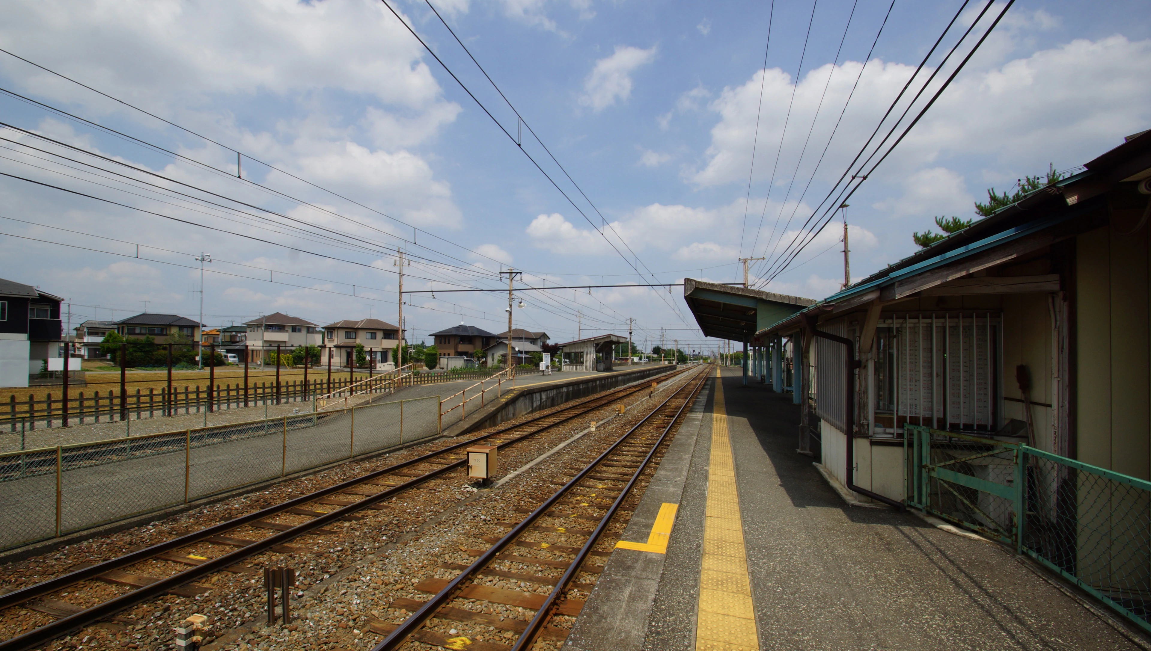 일본 체류했던 사이타마현 후카야시 기차역