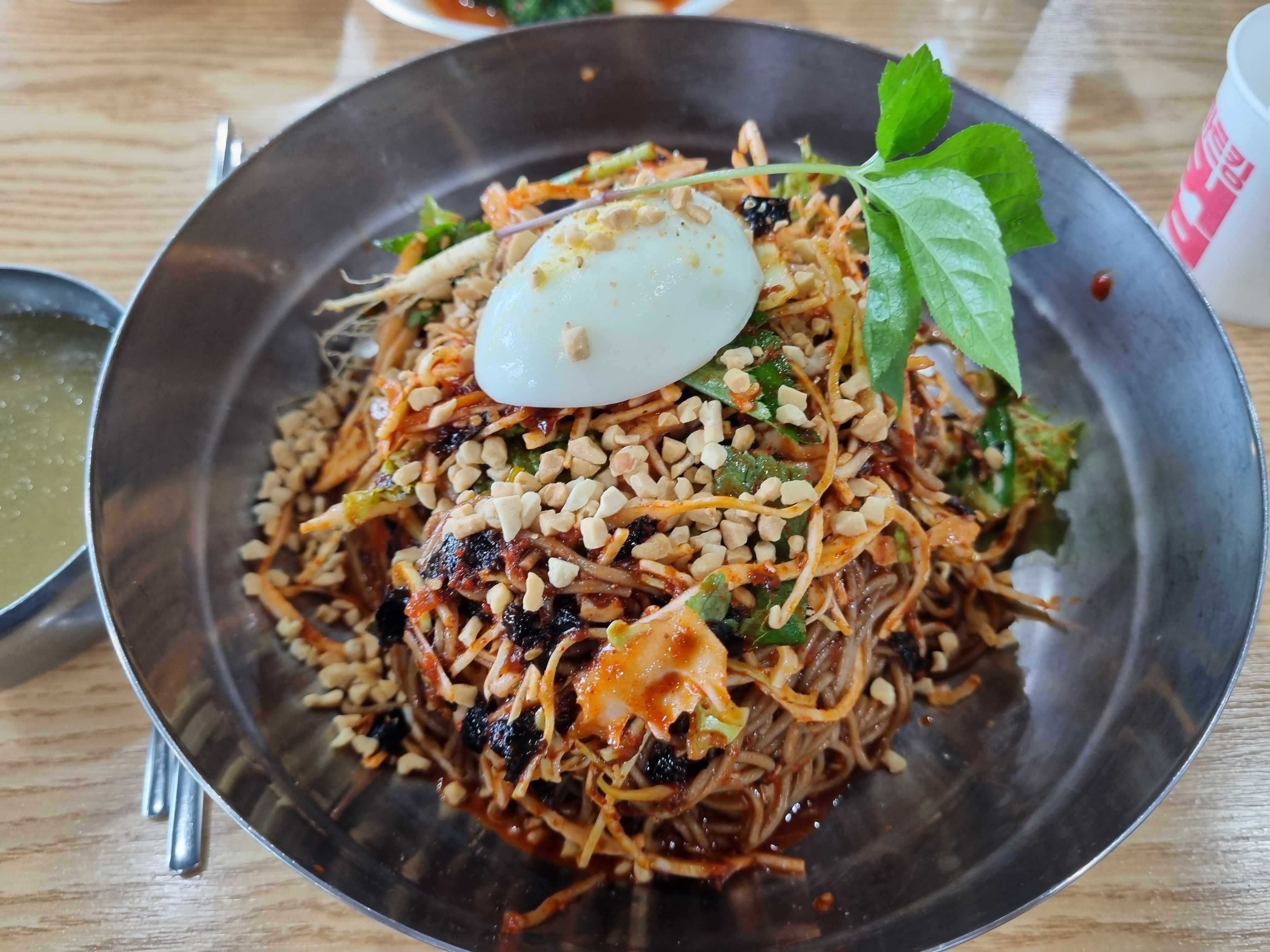  (천안맛집)10시간 낚시 끝나고 건강을위해서 먹은 막국수 맛집 "성거산시골 막국수"