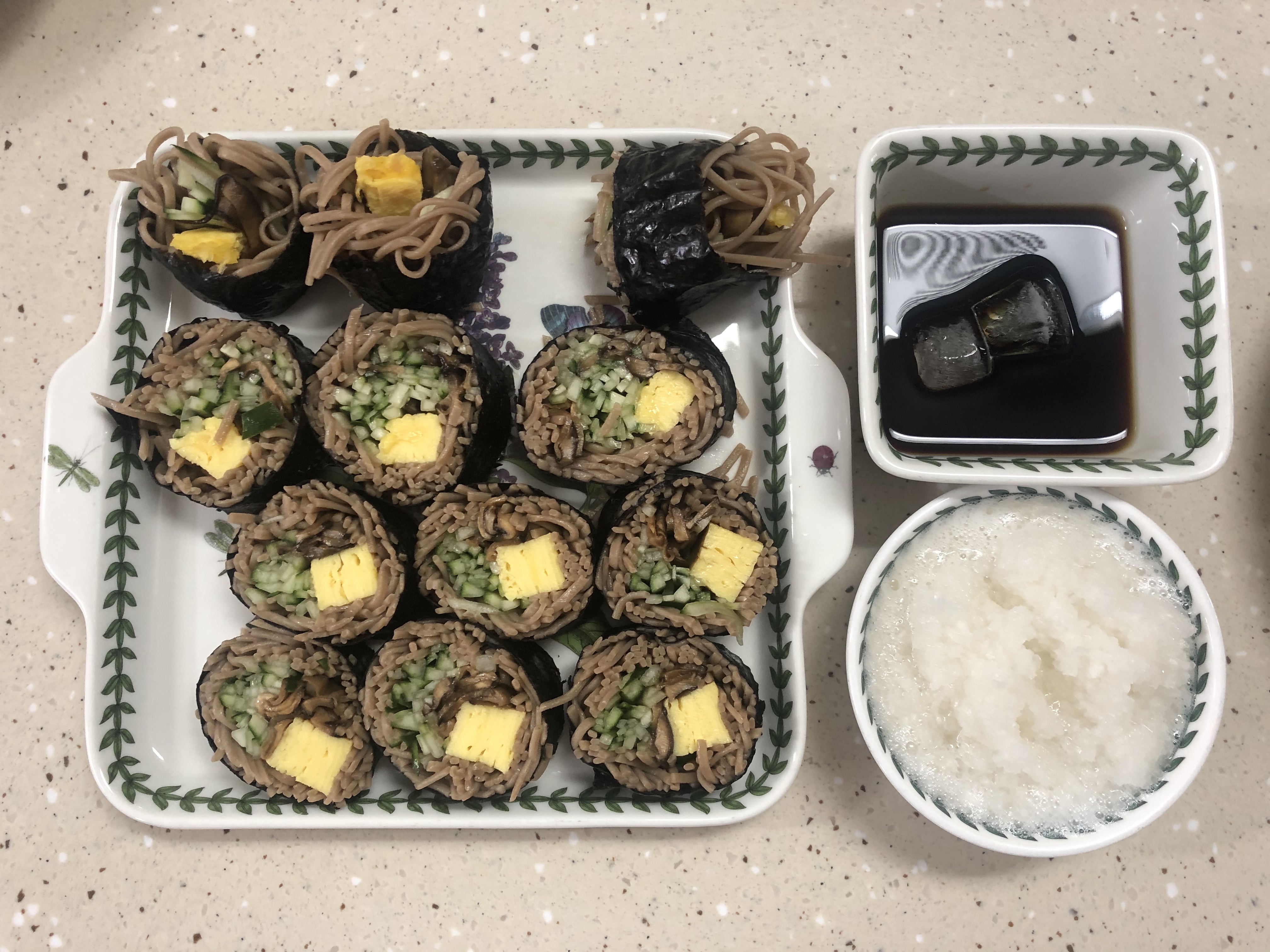  메밀소바 김밥 만들기!