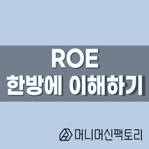  ROE, 한방에 이해하기!