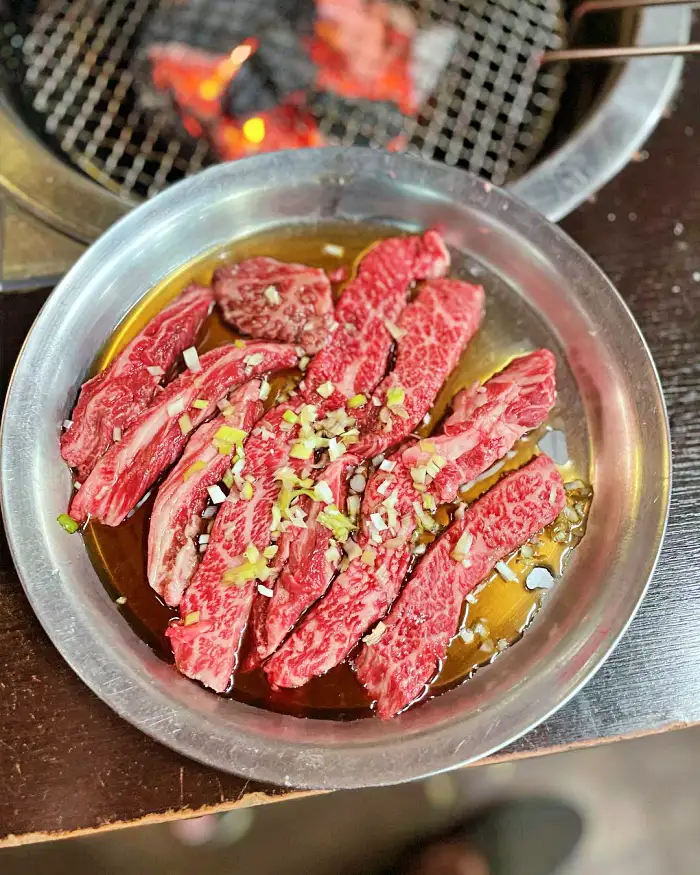 행당 왕십리 맛집 양념 소금 소갈비살