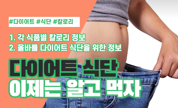  다이어트 식품 별 칼로리 정보(닭 가슴살, 생선, 계란, 밥, 과일 등)